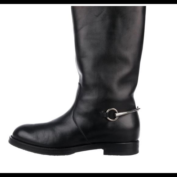 Brand New (never worn) Men’s size 9 leather Gucci boots. - Picture 1 of 9